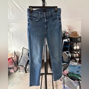 The mid rise dazzler mother jeans